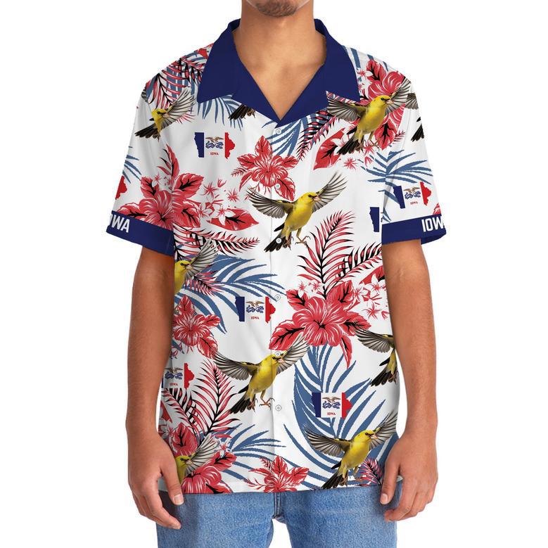 Iowa State Proud Hawaiian Shirt for Men, Women, Iowa Tropical Summer Beach Shirt