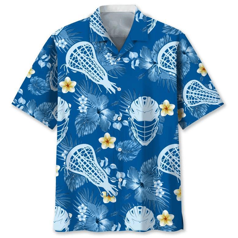 Lacrosse Nature Hawaiian Shirt for Men, Women, Aloha Summer Vibe Lacrosse Team Gift