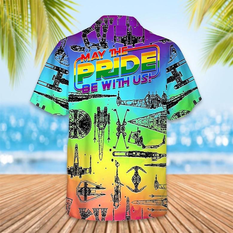 LGBT May The Pride Be With Us Hawaiian Shirt