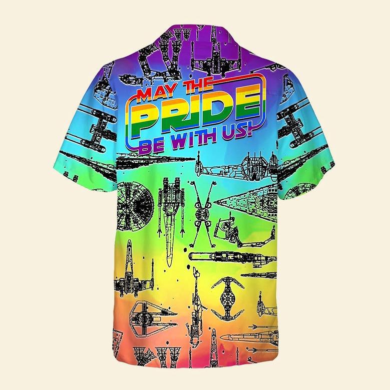 LGBT May The Pride Be With Us Hawaiian Shirt