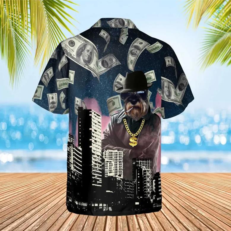 Mafia Dog Hawaiian Custom Image Funny Dog Summer Shirt Beach, Hawaiian Shirt for Men Women, Gift for Dog Lover