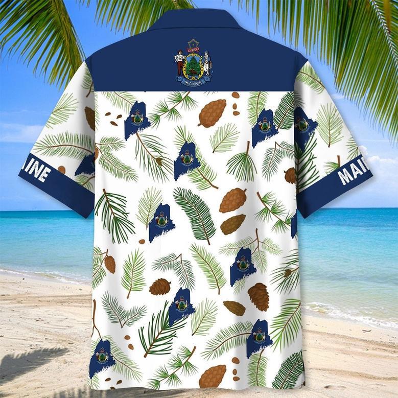 Maine State Vintage Hawaiian Shirt for Men, Women Maine Shirt