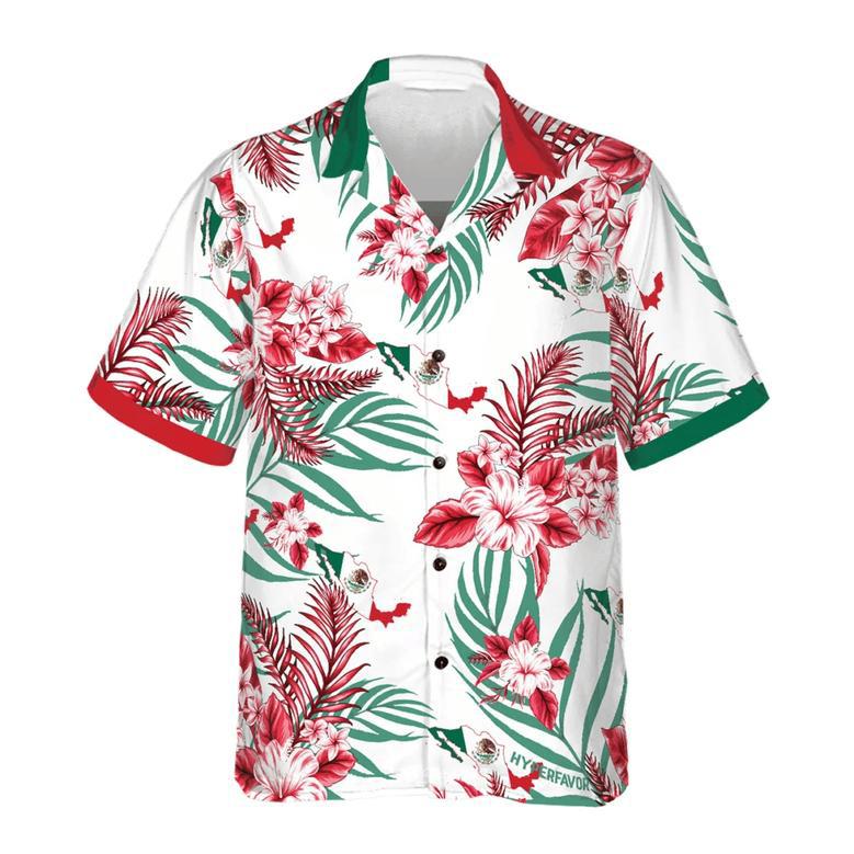 Mexico Proud Hawaiian Shirt for Men, Mexican Summer Shirt