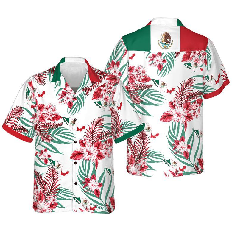 Mexico Proud Hawaiian Shirt for Men, Mexican Summer Shirt