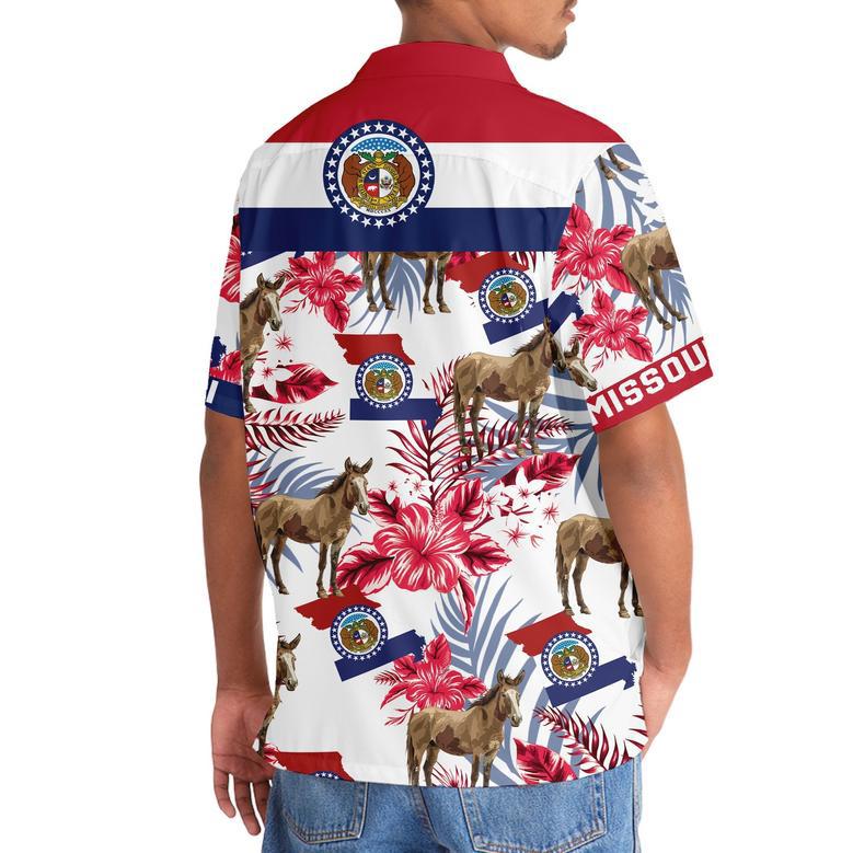 Missouri Proud Hawaiian Shirt for Men, Women, Missouri Tropical Hawaiian Summer Beach Shirt