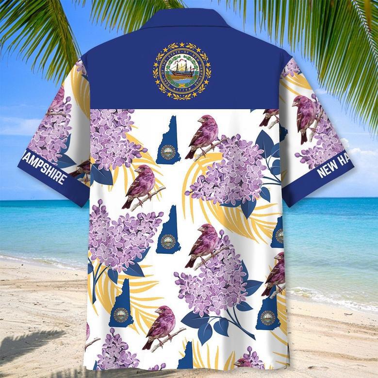 New Hampshire Live Free or Die Hawaiian Shirt for Men, Women, New Hampshire Tropical Summer Beach Shirt