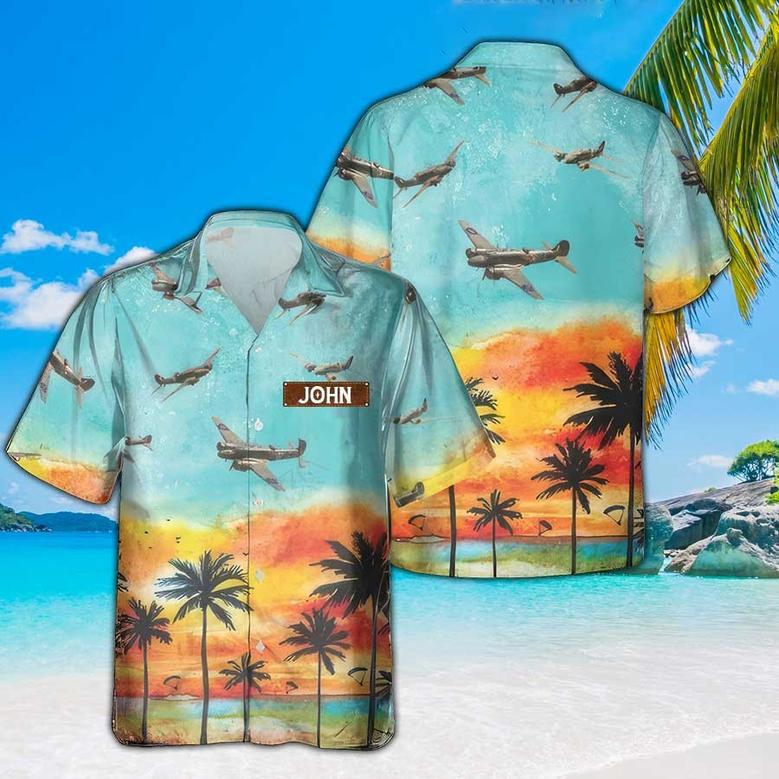 Personalized Avro Anson Hawaiian Shirt for Men Dad Veteran, Patriot Day