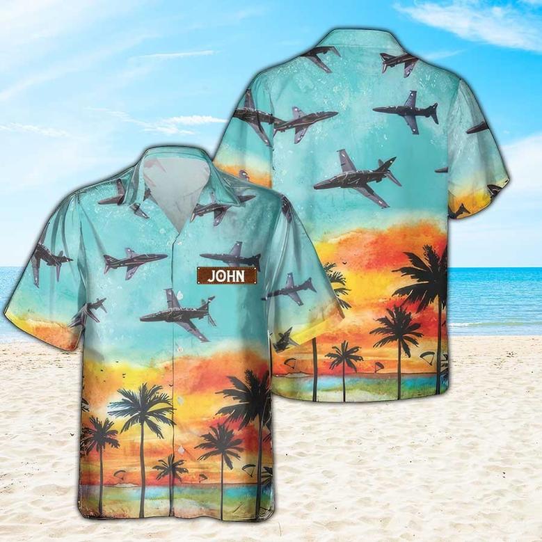 Personalized Bae Systems Hawk Hawaiian Shirt for Men Dad Veteran, Patriot Day