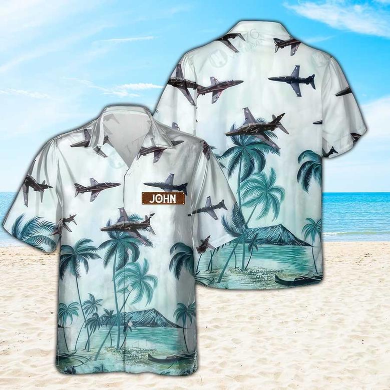 Personalized Bae Systems Hawk Hawaiian Shirt for Men Dad Veteran, Patriot Day