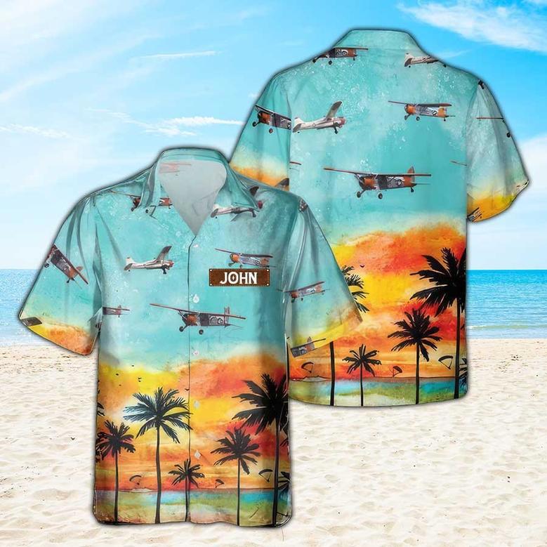 Personalized Beaver Hawaiian Shirt for Men Dad Veteran, Patriot Day, Gift for Husband