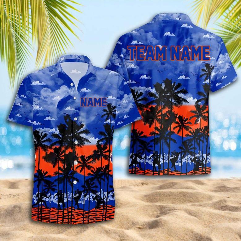 Personalized Boise Idaho Football Team Hawaiian Shirt, Football Team Gift for Fans & Players