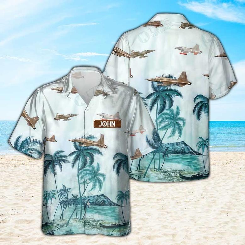 Personalized Canadair Hawaiian Shirt for Men Dad Veteran, Patriot Day