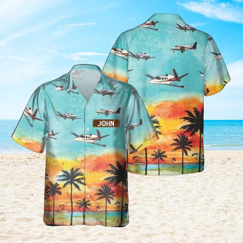 Personalized Cirrus Vision Hawaiian Shirt for Men Dad Veteran, Patriot Day, Gift for Husband