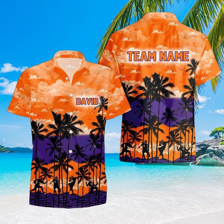 Personalized Clemson Football Team Hawaiian Shirt, Football Team Shirt Gift for Players & Fans