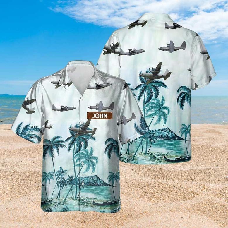 Personalized Combat Talon II Hawaiian Shirt for Men Dad Veteran, Patriot Day, Gift for Husband