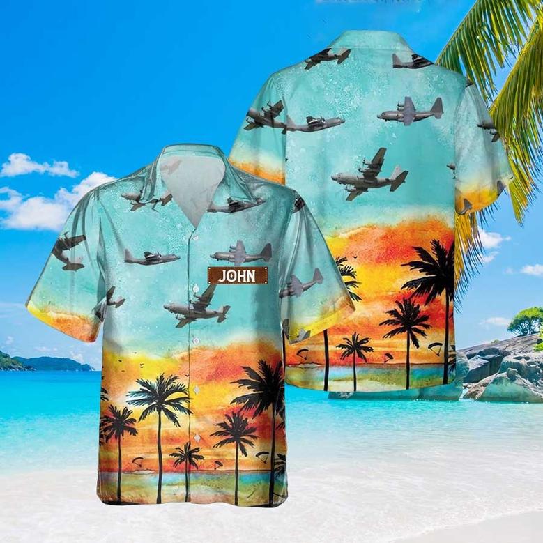 Personalized Combat Talon II Hawaiian Shirt for Men Dad Veteran, Patriot Day, Gift for Husband