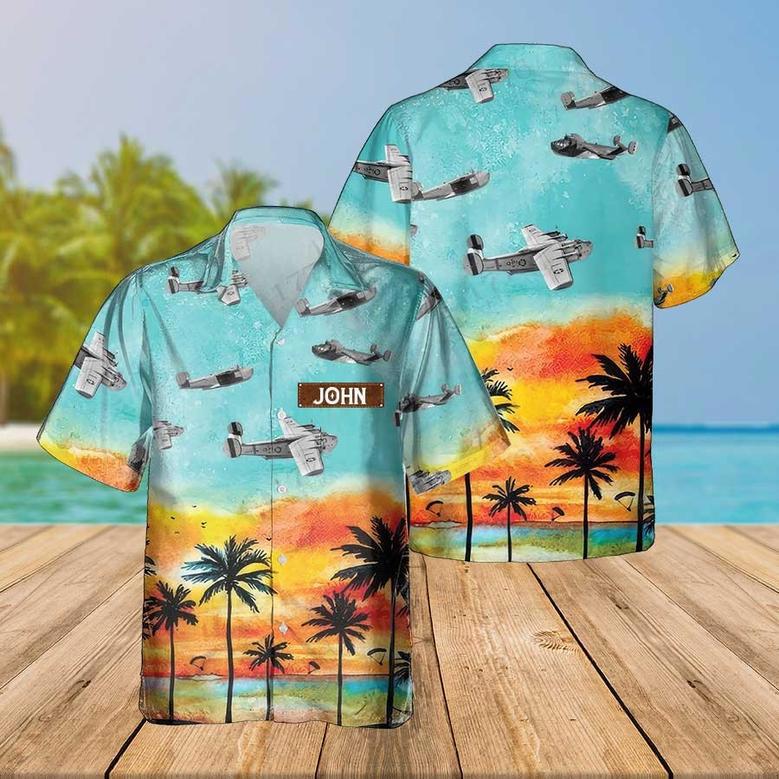 Personalized Consolidated Coronado Hawaiian Shirt for Men Dad Veteran, Patriot Day, Gift for Husband