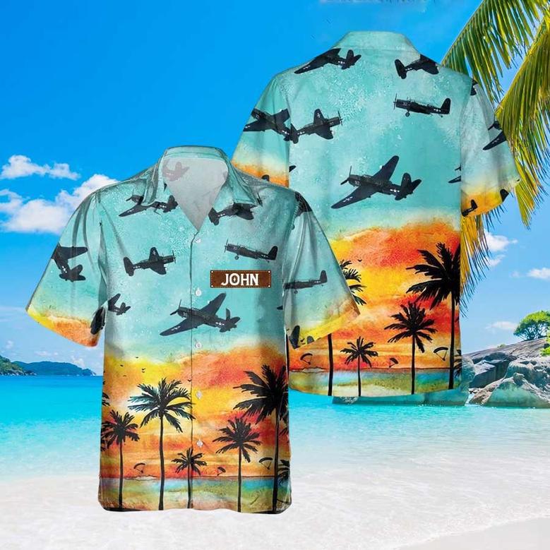 Personalized Consolidated TBY Sea Wolf Hawaiian Shirt for Men Dad Veteran, Patriot Day, Gift for Husband