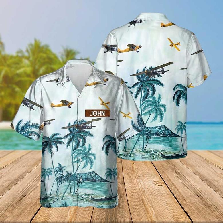 Personalized Cub Hawaiian Shirt for Men Dad Veteran, Patriot Day, Gift for Husband