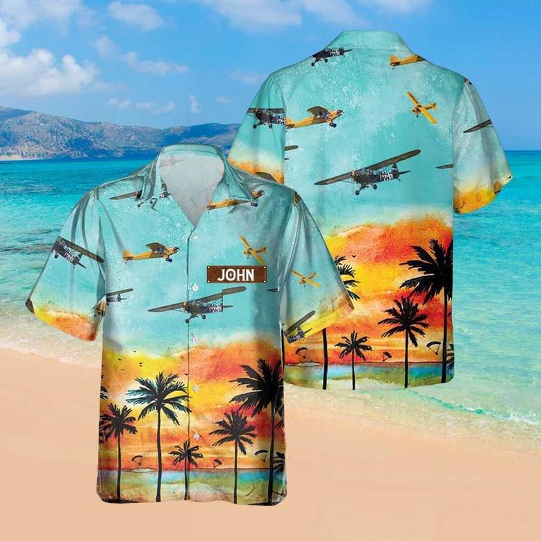 Personalized Cub Hawaiian Shirt for Men Dad Veteran, Patriot Day, Gift for Husband