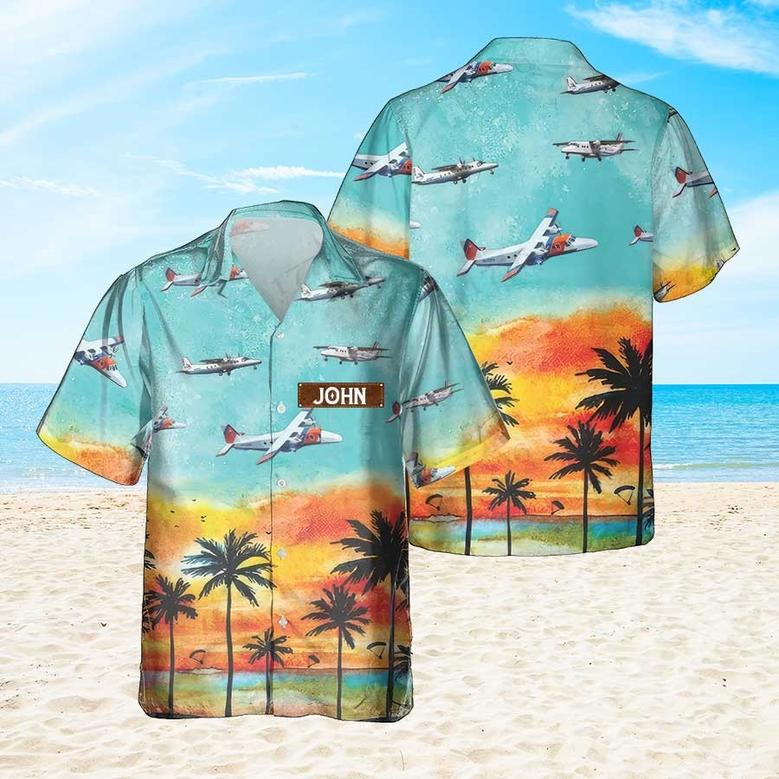 Personalized Dornier Do 228 Hawaiian Shirt for Men Dad Veteran, Patriot Day, Gift for Husband