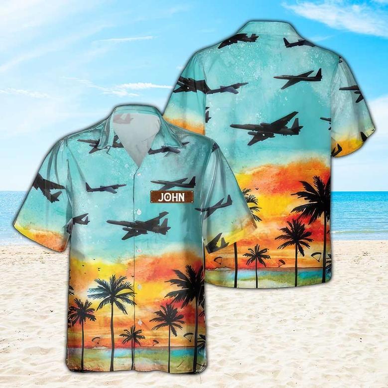 Personalized Dragon Lady Hawaiian Shirt for Men Dad Veteran, Patriot Day, Gift for Husband