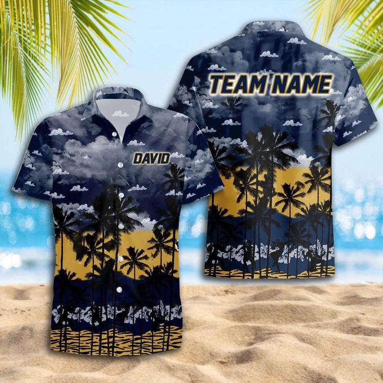 Personalized FIU Football Team Hawaiian Shirt, Football Team Shirt Gift for Players & Fans