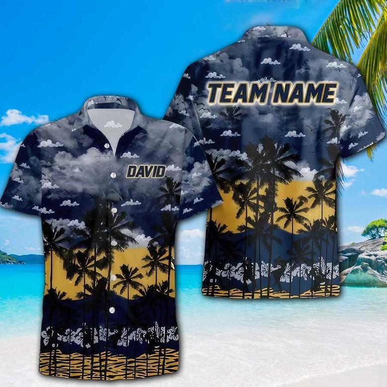 Personalized FIU Football Team Hawaiian Shirt, Football Team Shirt Gift for Players & Fans