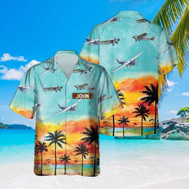 Personalized Ford Trimotor Friendship Hawaiian Shirt for Men Dad Veteran, Patriot Day, Gift for Husband