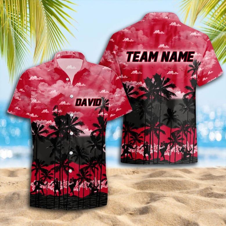 Personalized Georgia Football Team Hawaiian Shirt, Bulldogs Football Team Shirt Gift for Players & Fans