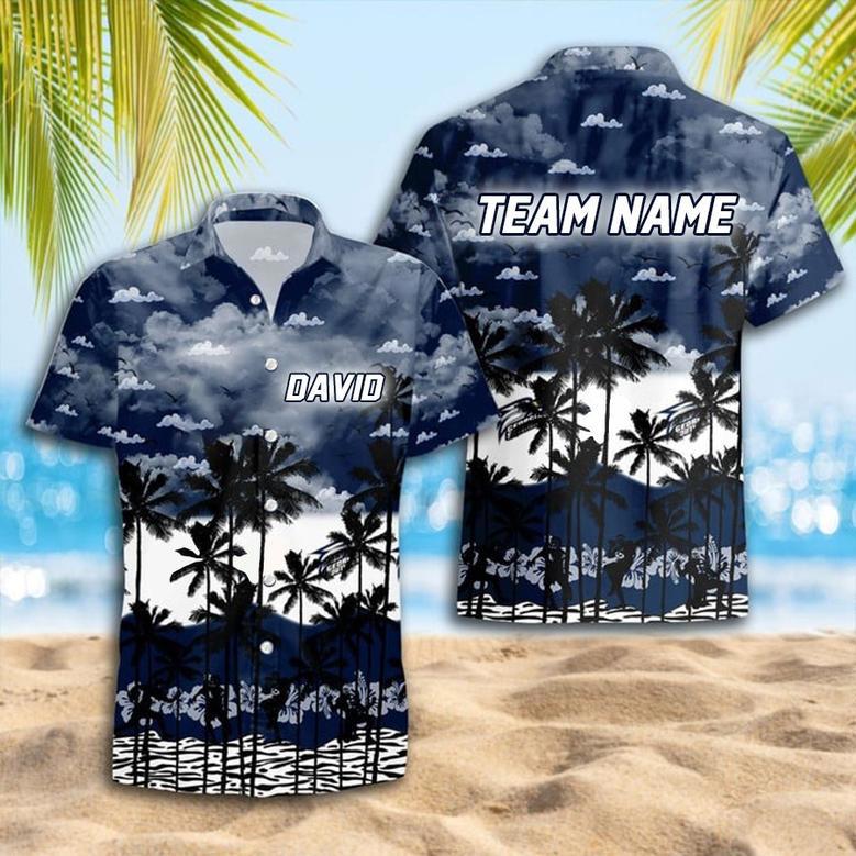 Personalized Georgia Southern Football Team Hawaiian Shirt, Eagles Football Team Shirt Gift for Players & Fans