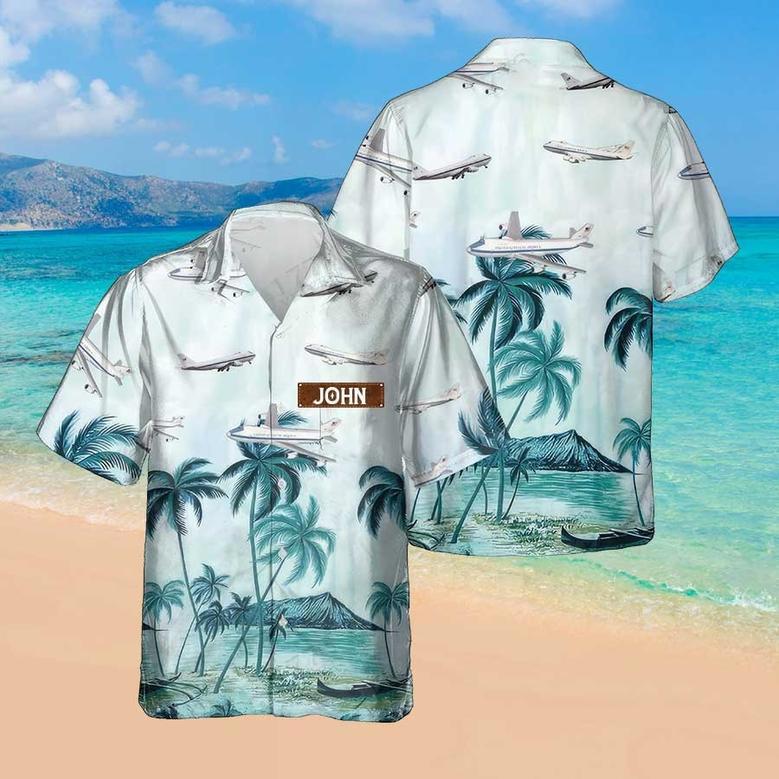 Personalized Hawaiian Shirt for Men Dad Veteran, Patriot Day, Gift for Husband