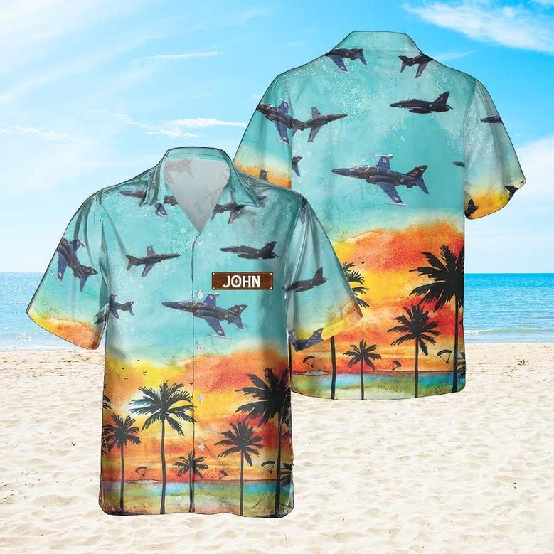 Personalized Hawk Hawaiian Shirt for Men Dad Veteran, Patriot Day, Gift for Husband