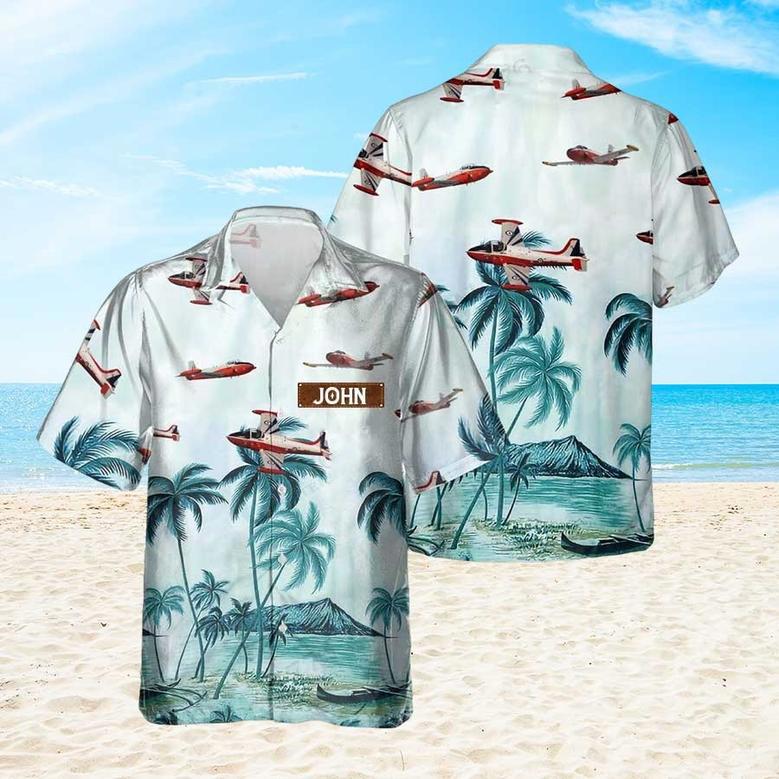 Personalized Jet Provost Hawaiian Shirt for Men Dad Veteran, Patriot Day, Gift for Husband