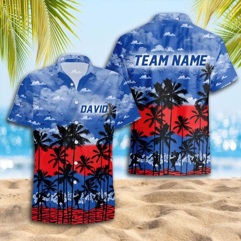 Personalized Kansas-Jayhawks Hawaiian Shirt, Kansas Trending Summer Shirt Gift For Players & Fans