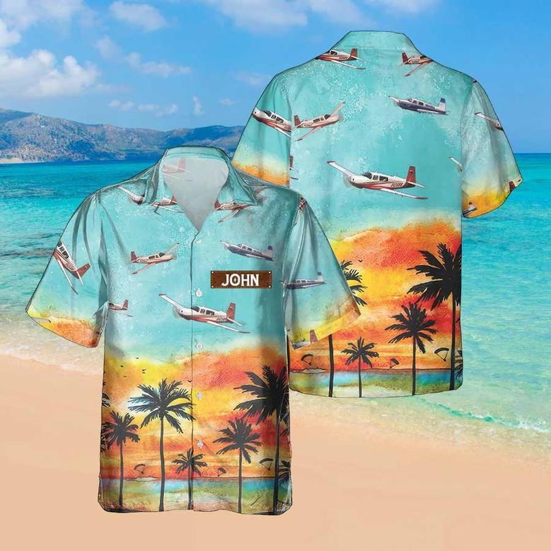 Personalized Mooney Hawaiian Shirt for Men Dad Veteran, Patriot Day, Gift for Husband