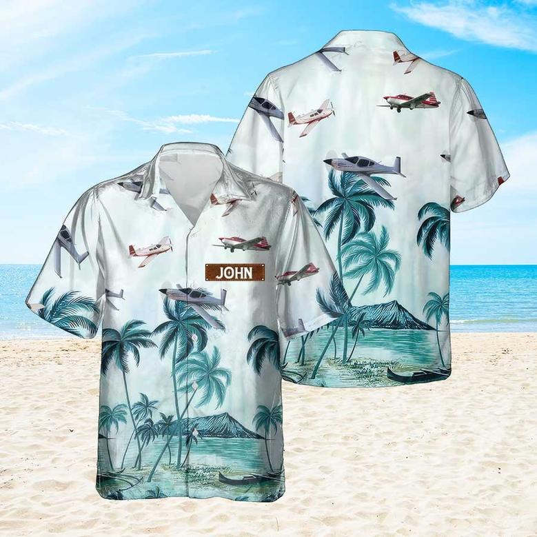 Personalized Mooney Hawaiian Shirt for Men Dad Veteran, Patriot Day, Gift for Husband