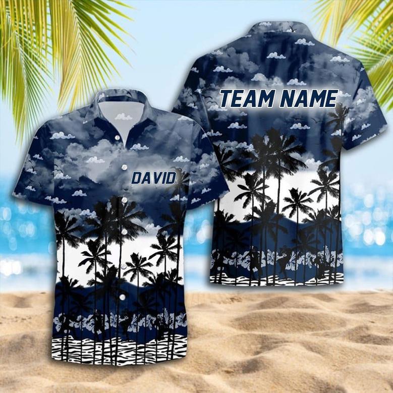 Personalized Nevada-Wolf-Pack Hawaiian Shirt, Custom Team Name Trending Summer Shirt Gift For Fans