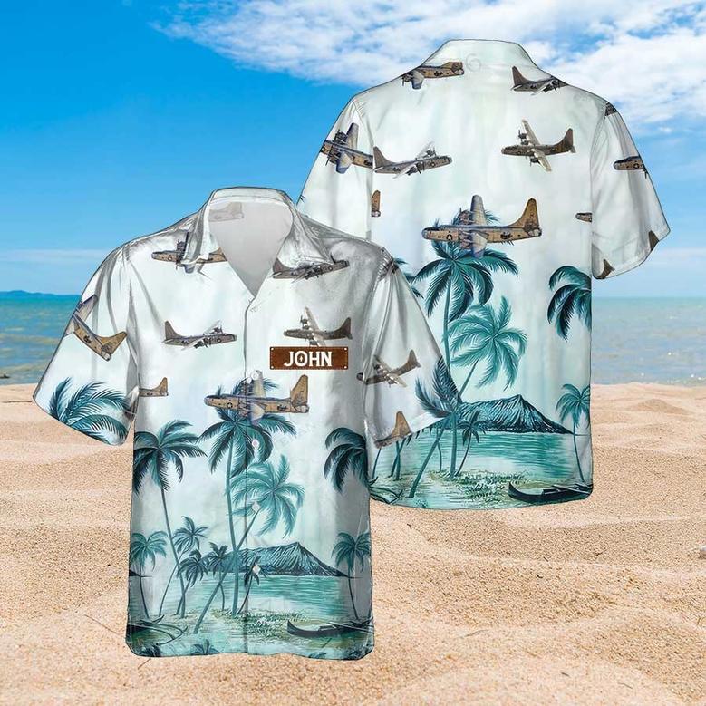 Personalized Privateer Hawaiian Shirt for Men Dad Veteran, Patriot Day, Gift for Husband