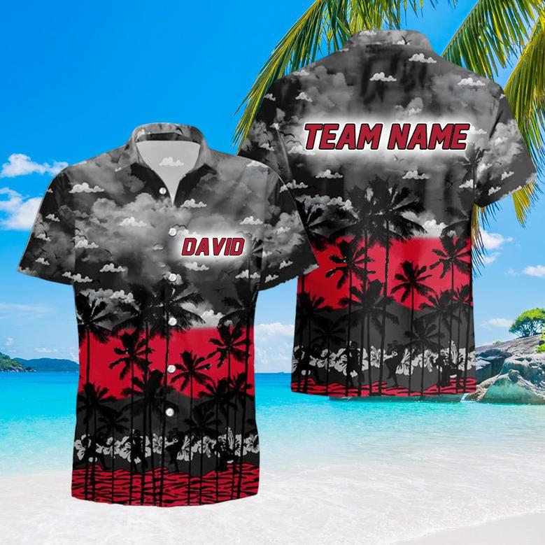 Personalized San-Diego-State-Aztecs Hawaiian Shirt, Custom Team Name Trending Summer Shirt Gift For Fans