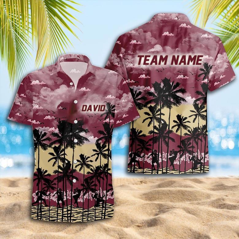 Personalized Seminoles Football Team Hawaiian Shirt, Florida State Football Team Shirt Gift for Players & Fans