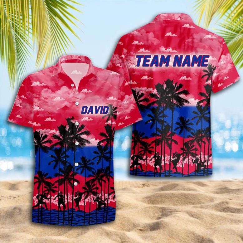 Personalized SMU-Mustangs Hawaiian Shirt, Custom Team Name Trending Summer Shirt Gift For Fans