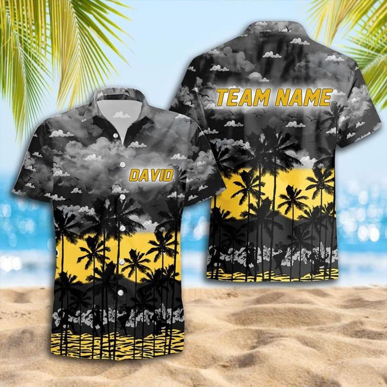 Personalized Southern-Miss-Golden-Eagles Hawaiian Shirt, Custom Team Name Trending Summer Shirt Gift For Fans