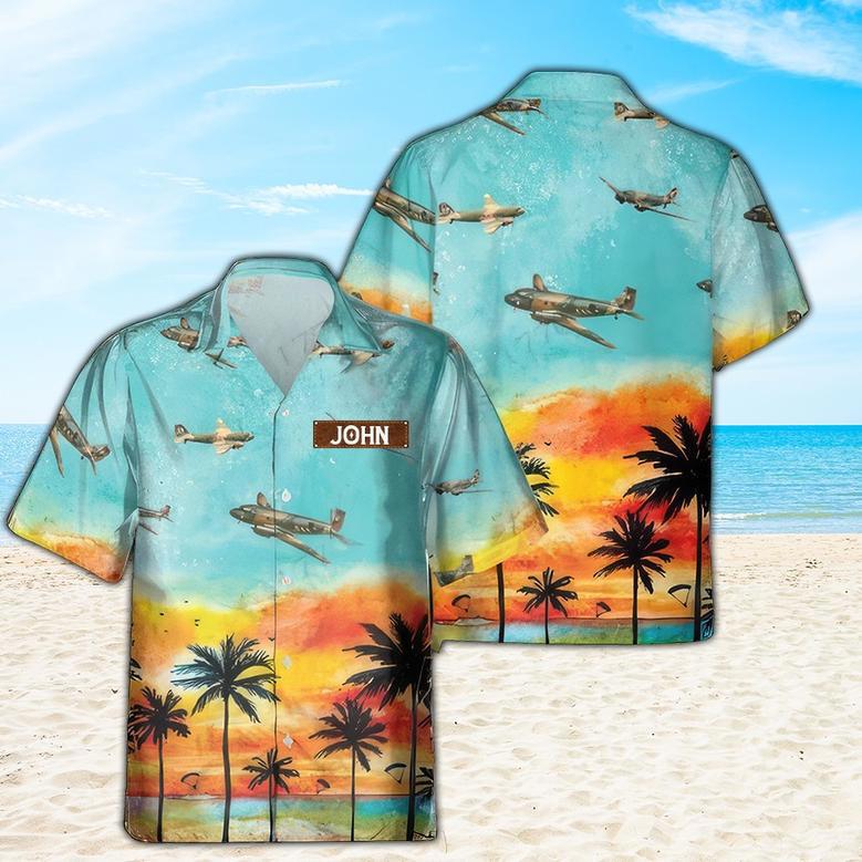 Personalized Spooky Hawaiian Shirt for Men Dad Veteran, Patriot Day