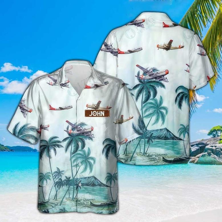 Personalized Stratofreighter Hawaiian Shirt for Men Dad Veteran, Patriot Day