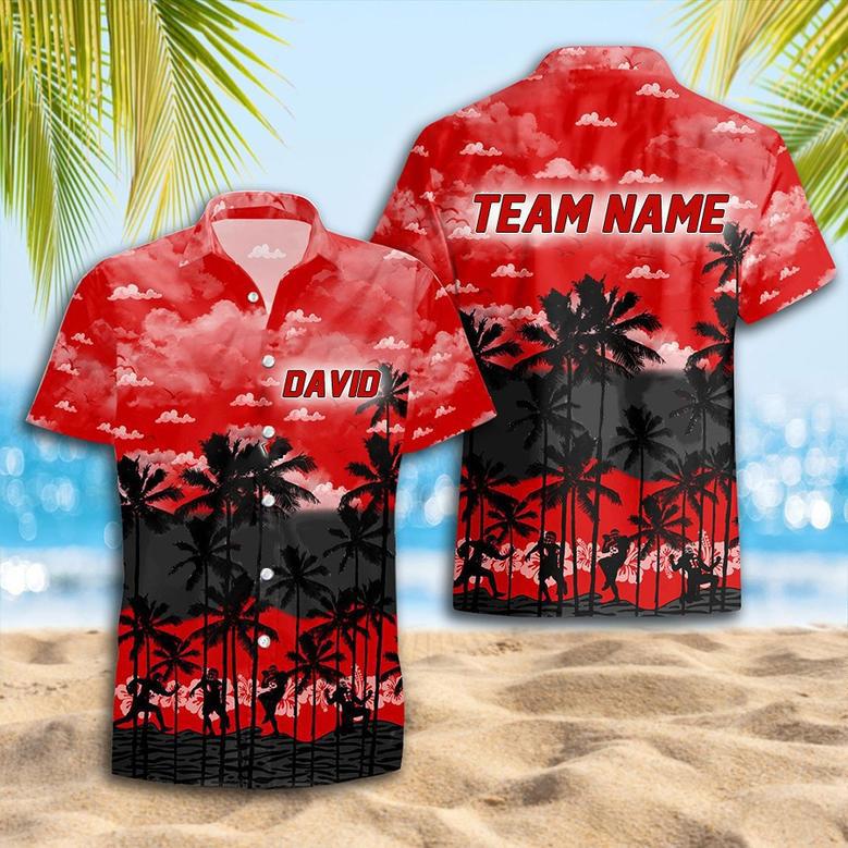 Personalized Texas-Tech-Red-Raiders Hawaiian Shirt, Custom Team Name Trending Summer Shirt Gift For Fans