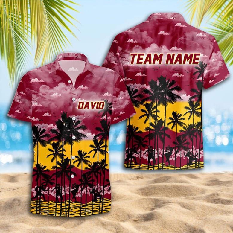 Personalized USC-Trojans Hawaiian Shirt, Custom Team Name Trending Summer Shirt Gift For Fans