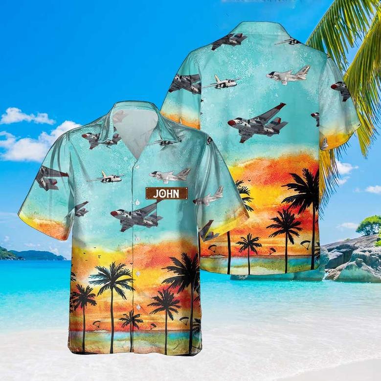 Personalized Viking Hawaiian Shirt for Men Dad Veteran, Patriot Day, Gift for Husband