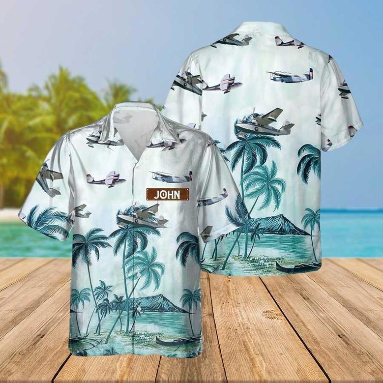 Personalized Widgeon Hawaiian Shirt for Men Dad Veteran, Patriot Day, Gift for Husband