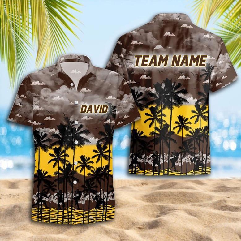 Personalized Wyoming-Cowboys Hawaiian Shirt, Custom Team Name Trending Summer Shirt Gift For Fans